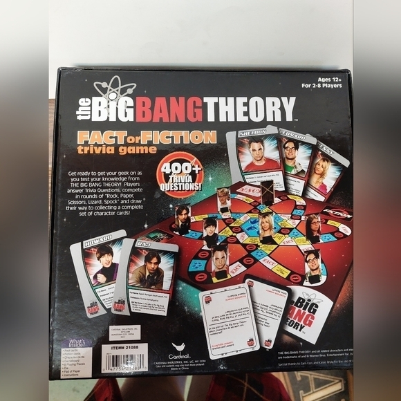 Vintage The Big Bang Theory Trivia Game - Picture 4 of 10